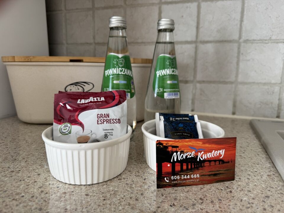 Coffret café de bienvenue – Appartement Turystyczna 2A, Międzyzdroje