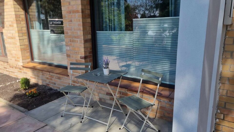 Terrasse à l'entrée de l'appartement – Appartement Turystyczna, Międzyzdroje