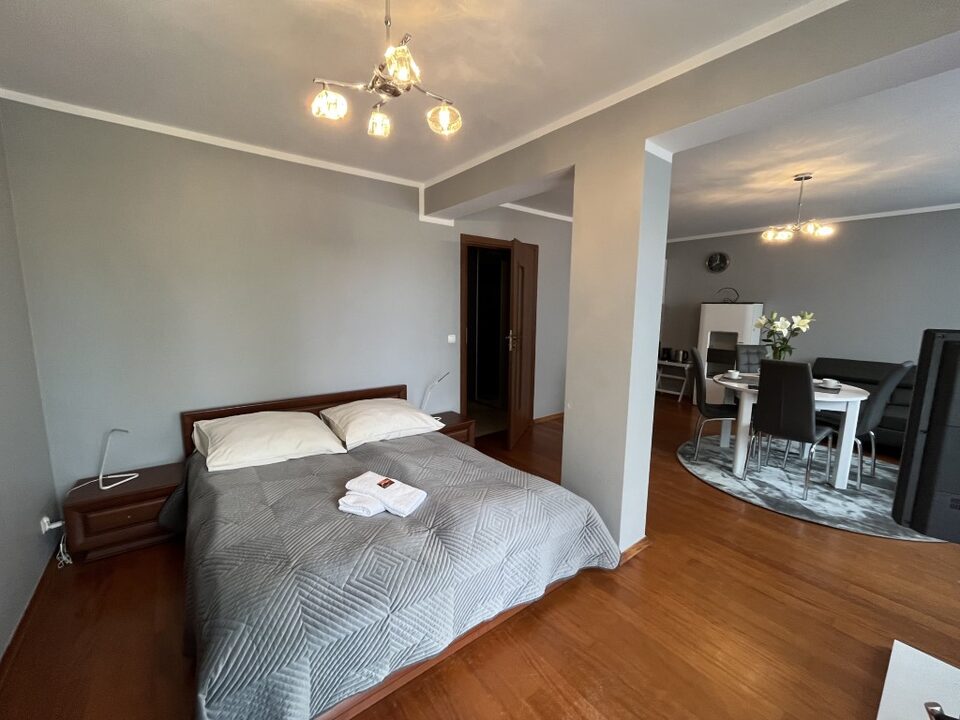 Chambre ouverte sur le séjour – Appartement Villa Mare, Międzyzdroje