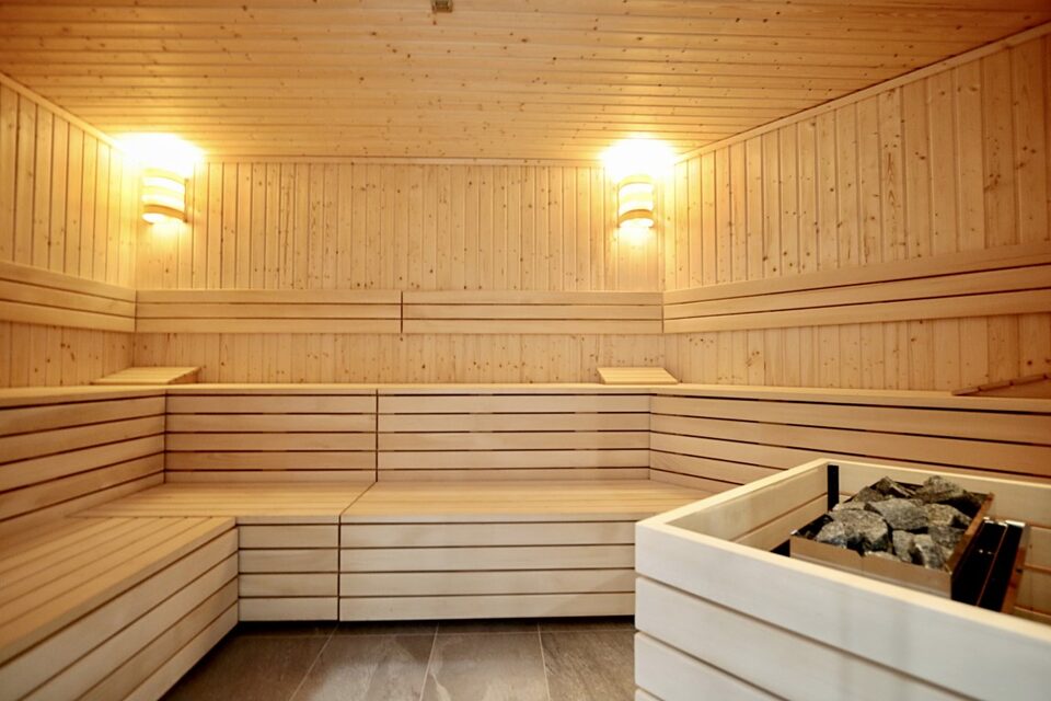 Sauna dans l'espace bien-être – Appartement Baltic Waves Resort A323, Międzyzdroje