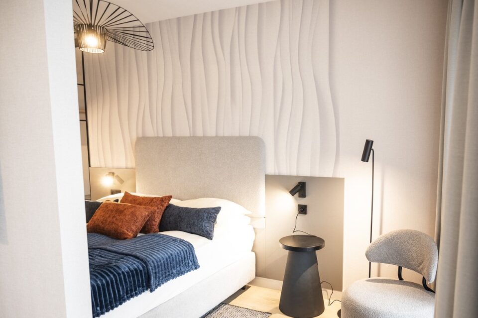 Chambre avec lit double – Appartement Baltic Waves Resort A323, Międzyzdroje