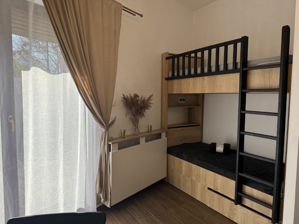 Lits superposés dans la chambre – Logement Marea Gold, Międzyzdroje